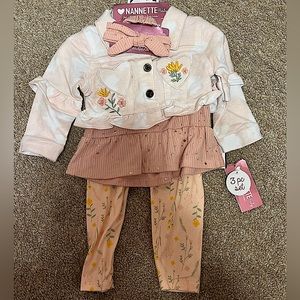 NWT girls size 12 month outfit